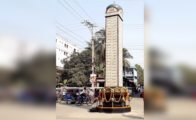 মোহাম্মদপুরে আল্লাহর ৯৯ নাম সংবলিত স্তম্ভ নির্মাণ বিডিমর্নিং | নিউজ | bdmorning | news